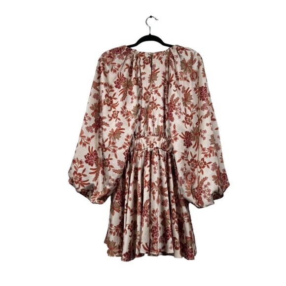 MISA Los Angeles Kara Dress in Falling Floral Satin Made in USA Size XS - Picture 6 of 11